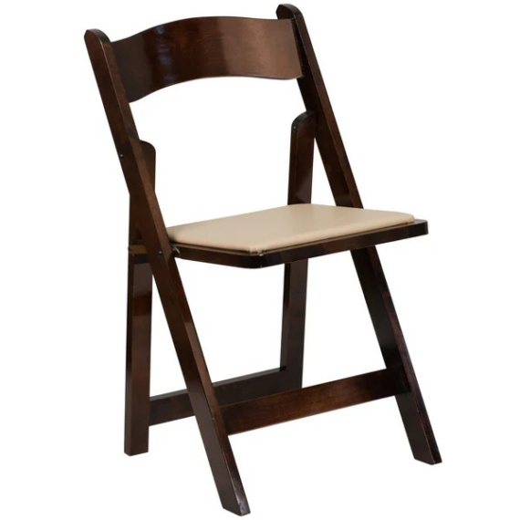 Fruitwood (dark) Wood Folding Chair 1 Fruitwood (dark) Wood Folding Chair