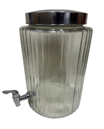 2.5 Gallon Glass Beverage Dispenser