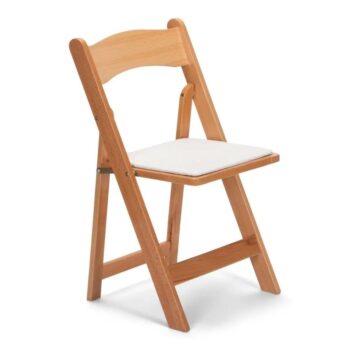 Natural Wood Folding Chair
