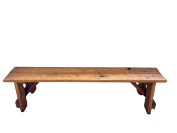 Natural Wood Bench 72" (6')