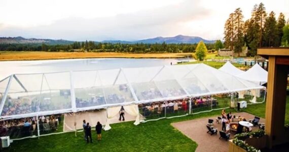 40' x 40' Clear Canopy