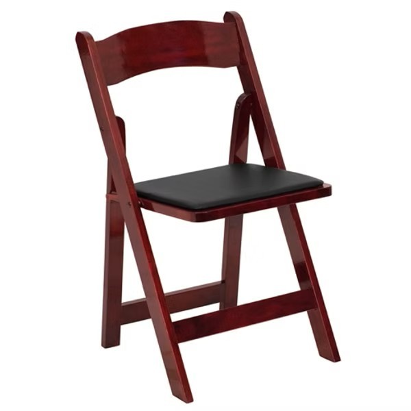 Party Rentals Bend Oregon 25 Mahogany Folding Chair