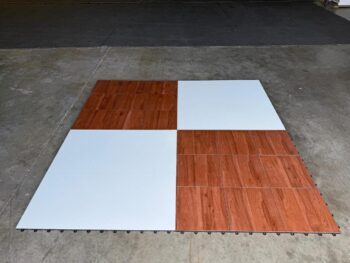 White and Maple Dance Floor