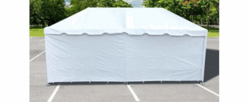 20' Solid White Sidewall