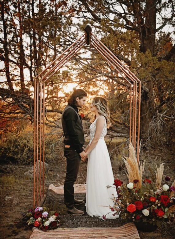 Arbor / Arch Geometric Copper