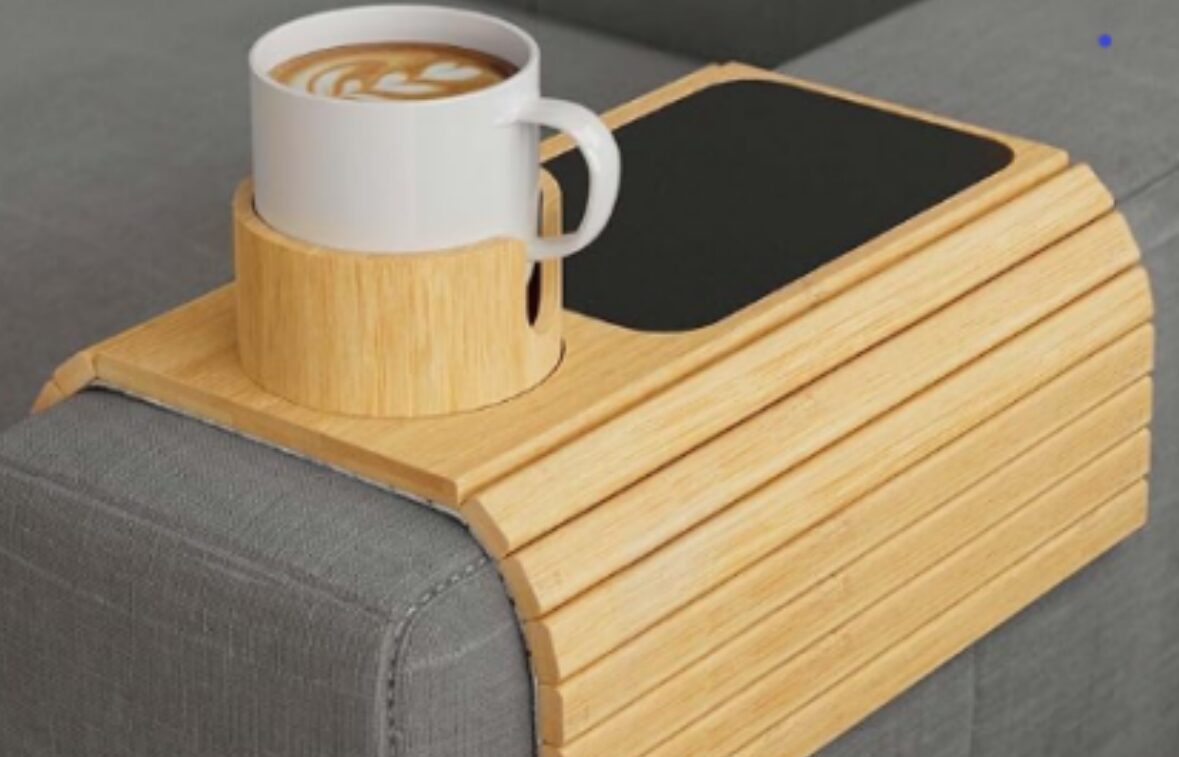 Party Rentals Bend Oregon 23 Bamboo Armrest Tray Table