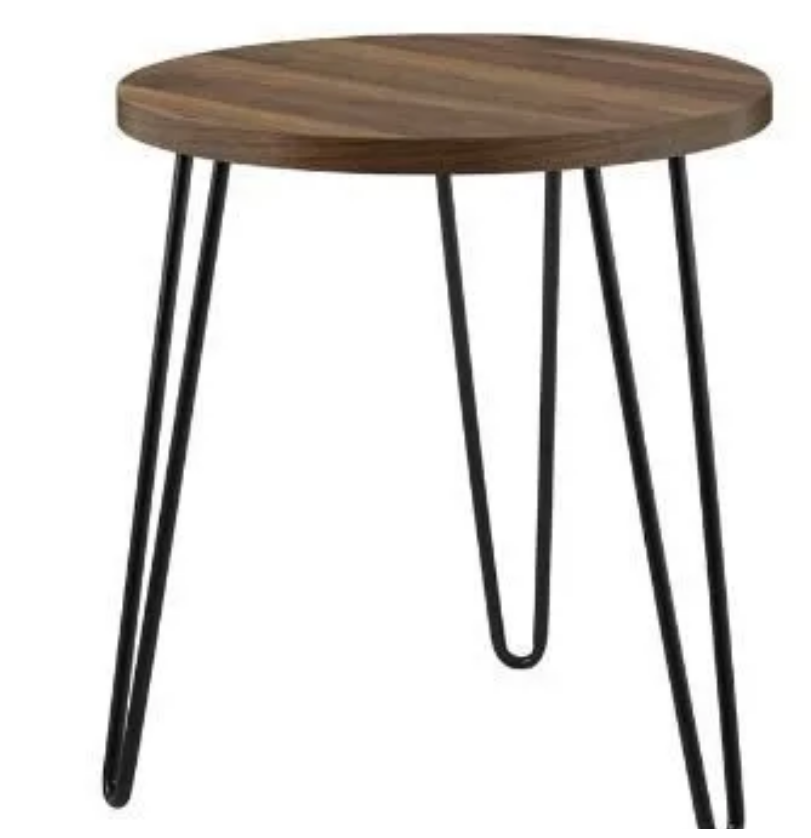 Party Rentals Bend Oregon 22 Walnut Roundabout End Table