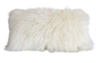 Sheepskin Throw Pillow