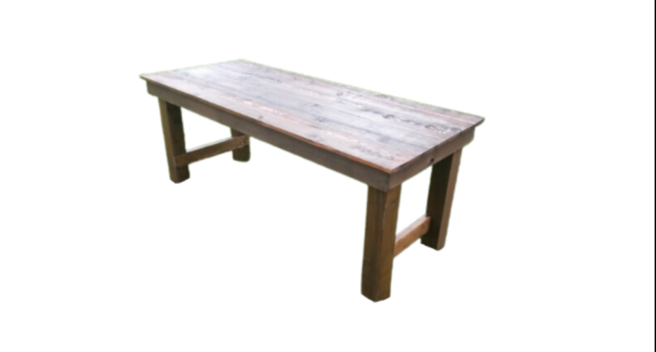 Glenwood Farm Table - 6 ft Slim