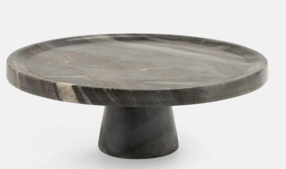 Black Butte Marble Cake Stand