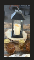 Black LED Lantern