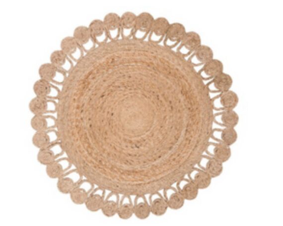 Round Jute Doile Rug