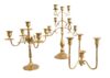 Brass Candelabras - Assorted