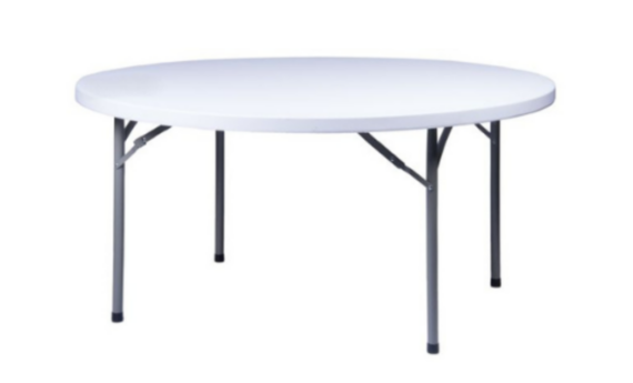 Standard Round Plastic Table 5ft/60"