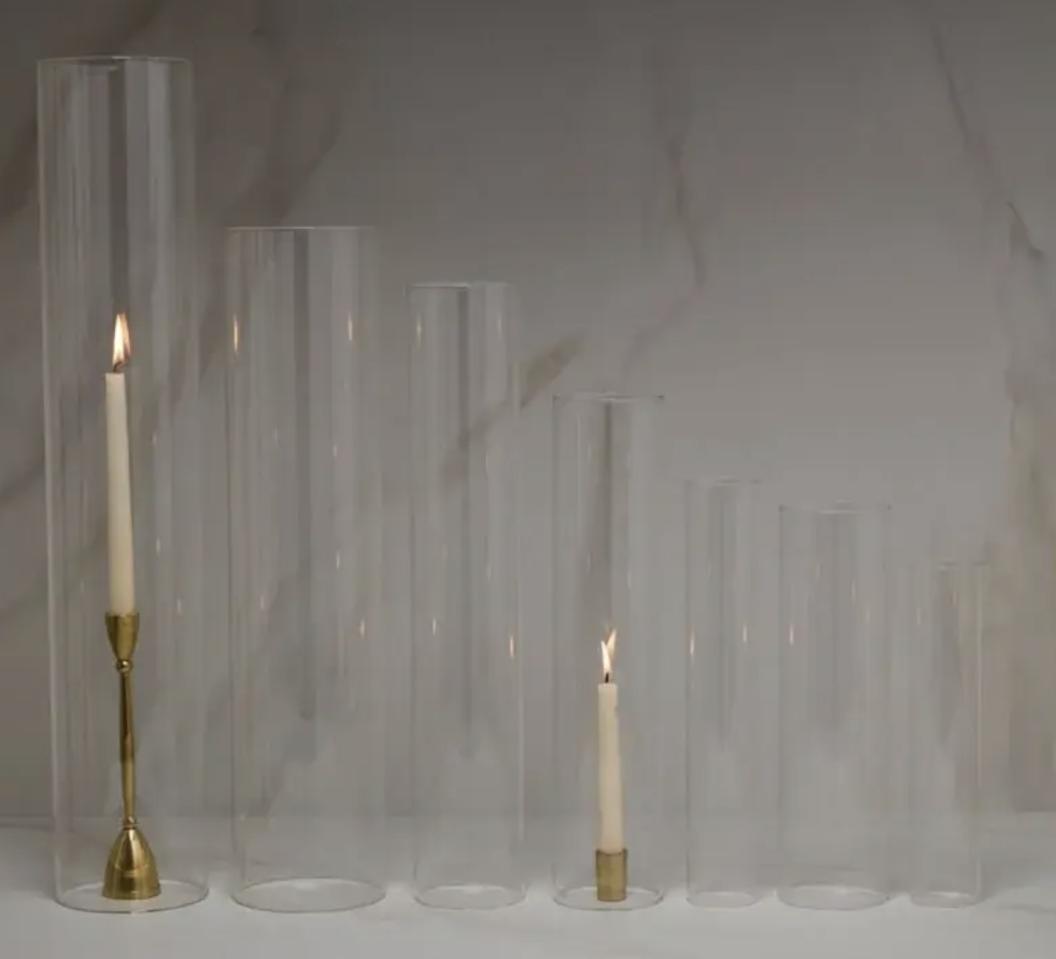 Glass Candle Chimney - 14''