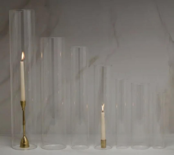 Glass Candle Chimneys/Sleeves
