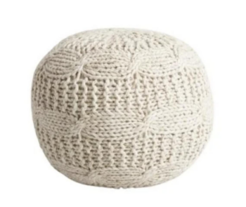 Macrame Pouf