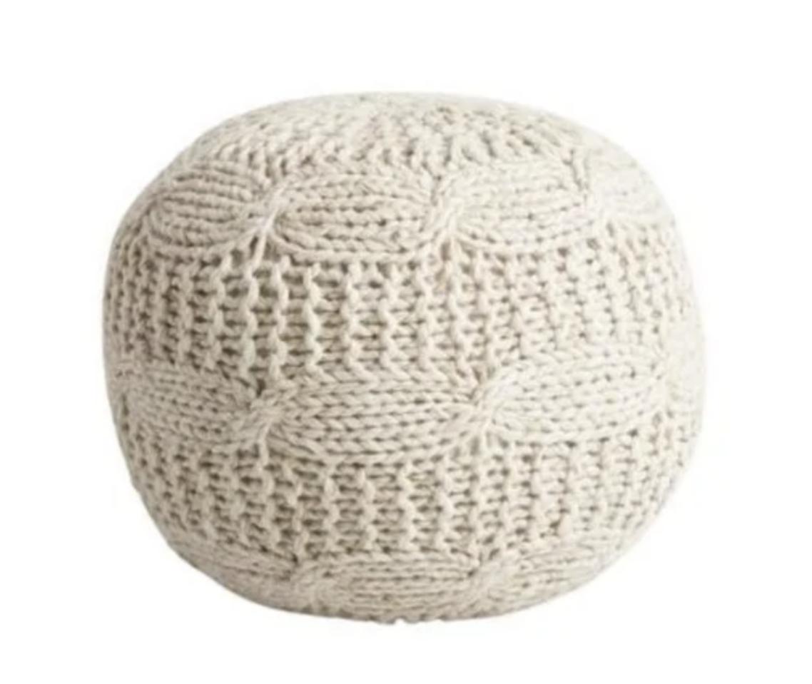 Macrame Pouf