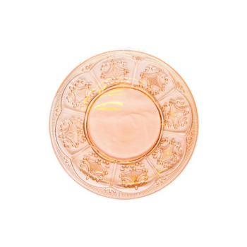 Rose Glass Salad Plate 8"