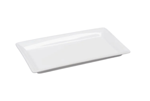 White Rectangle Serving Platter | 14" x 6"