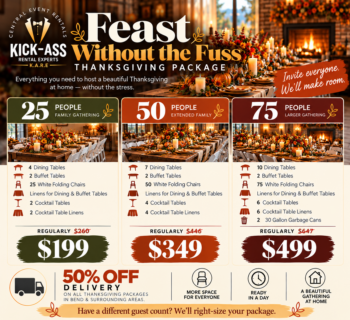 50 Guests - Thanksgiving Feast Without the Fuss