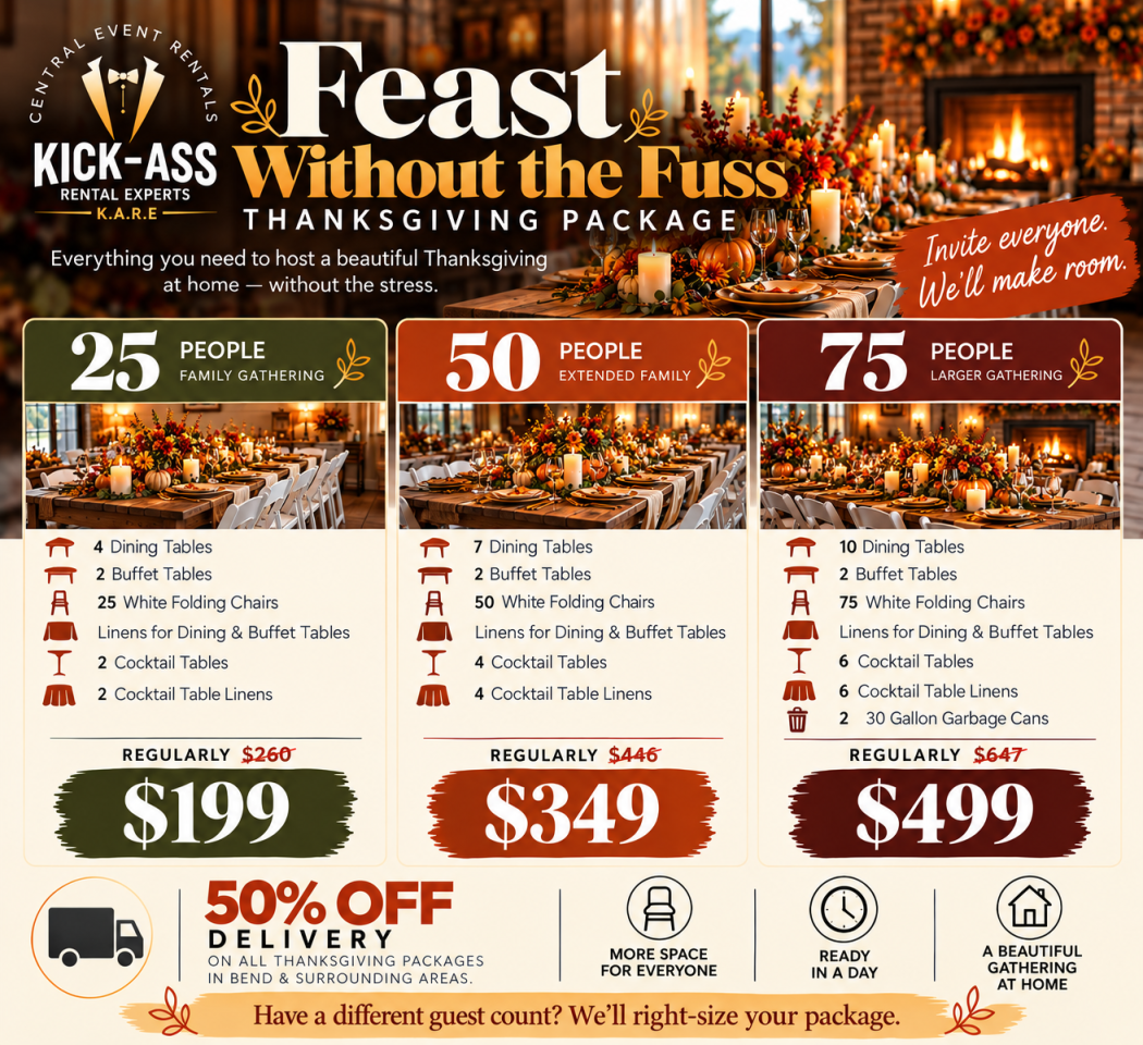 50 Guests - Thanksgiving Feast Without the Fuss